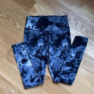 Glyder Blue Tie-Dye Leggings